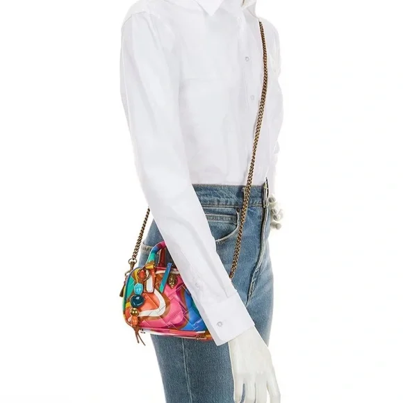 NWT Kurt Geiger XS Kensington Bead Charm Swirl Crossbody Bag - Picture 14 of 14